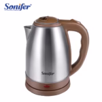 غلاية كهربائية Sonifer SF-2051 — سعة ‎1.8 لتر / قدرة ‎240 فولت / تصميم أنيق بالستانلس ستيل
