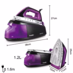 ⁦مكواة بخار كهربائية Sonifer SF-9053 — قدرة ‎2400 واط • خزان مياه كبير • بخار رأسي وعادي⁩ - الصورة ⁦6⁩