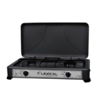 موقد غاز طاولة أسود – شعلتان (2-Top Counter Burner Gas Stove)