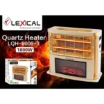 مدفأة كهربائية كوارتز Lexical LQH-8006-3 – تدفئة قوية 2000 واط