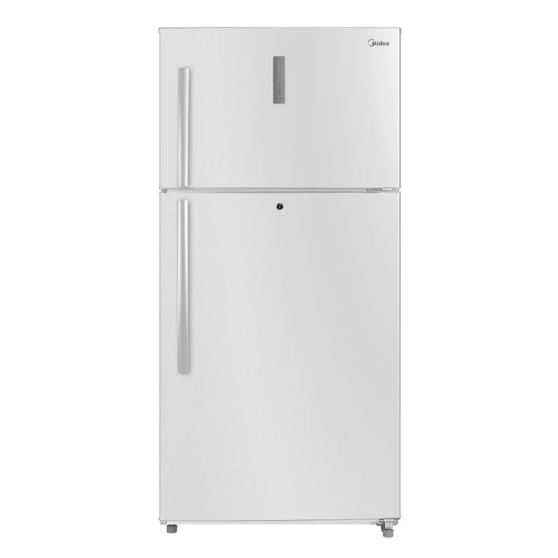 HD848FW1-Front- ثلاجة ميديا HD-848FW1 – 650 لتر | بابين مع فريزر علوي - الصورة 1