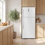 ⁦ثلاجة ميديا HD-848FW1 – 650 لتر | بابين مع فريزر علوي⁩ - الصورة ⁦2⁩