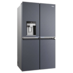 ⁦ثلاجة هاير (Haier) أربعة أبواب - أسود مطفي - سعة 730 لتر | HCR 7918 ETMB⁩ - الصورة ⁦4⁩