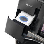 ⁦غسالة ومجفف هاير (Haier) - فضي بلوحة تحكم ستانلس ستيل (24 كغ غسيل / 16 كغ تجفيف) | HWD240 - BD 12 LGNU1⁩ - الصورة ⁦4⁩