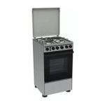 ⁦موقد غاز ميديا 60 سم – 4 مواقد + شواية فرن – ستانلس ستيل⁩ - الصورة ⁦2⁩