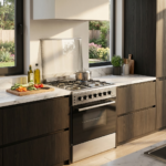 ⁦فرن غاز جنتكس 60×90 GX414-C-X – 4 رؤوس نحاسية – شواية دجاج – ستانلس ستيل⁩ - الصورة ⁦2⁩