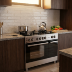 ⁦فرن غاز جنتكس GX-508-X-G 60×90 – سطح زجاجي – 5 رؤوس – جرة داخلية⁩ - الصورة ⁦2⁩