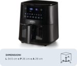 ⁦قلاية هوائية Ariete 4633 – سعة 4 ل – شاشة رقمية لمس + إضاءة داخلية – 9 برامج – 1400 واط⁩ - الصورة ⁦5⁩
