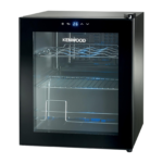 مبرد مشروبات (ثلاجة صغيرة) كينوود - تخزين لـ 12 زجاجة -تحكم بدرجات الحرارة بين 18 - 5 درجة مئوية - إضاءة زرقاء |BCM12.000BK