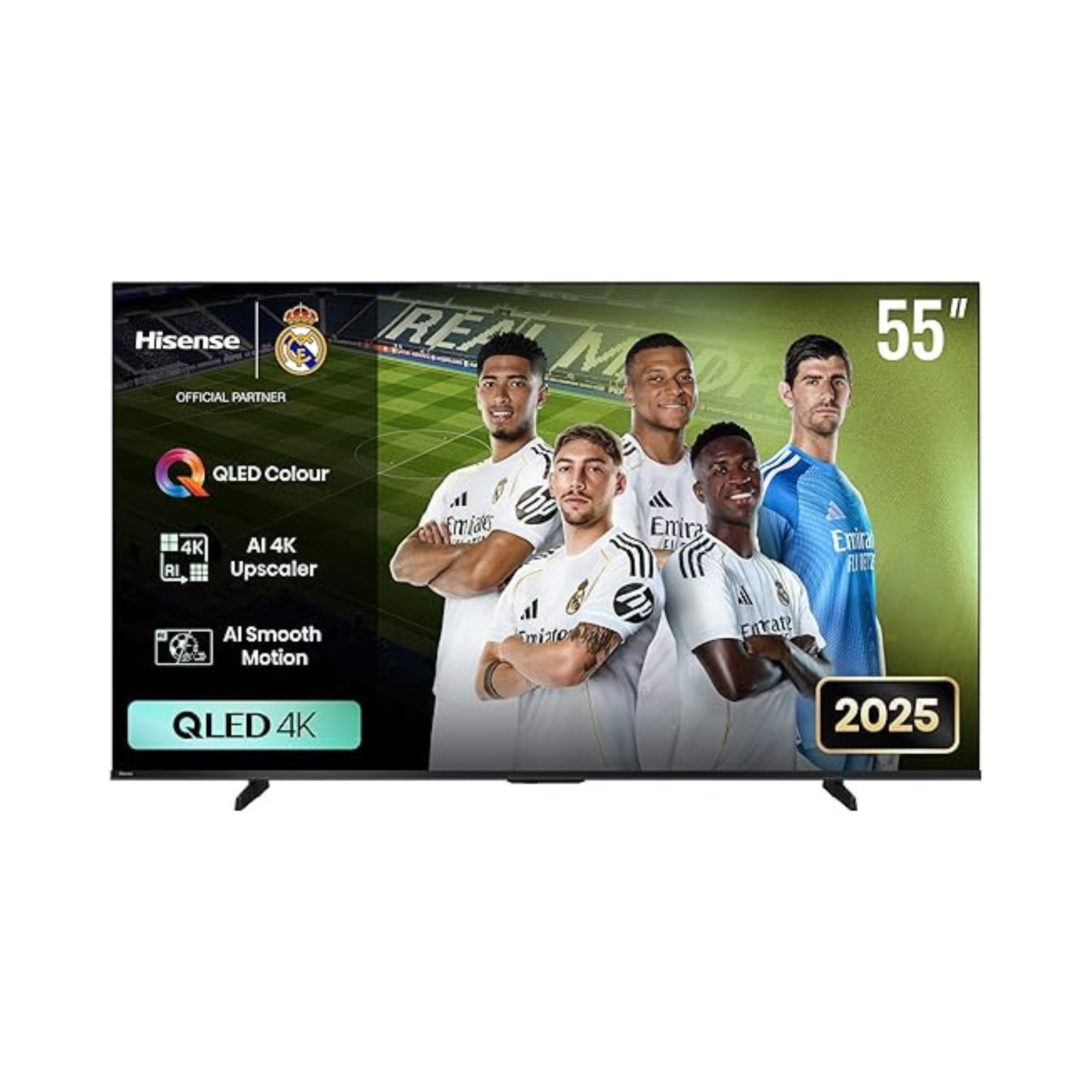 Untitled design - 2026-03-09T095456.095 شاشة هايسنس (Hisense) 55بوصة Smart TV-دقة 4K UHD-صوت محيطي أكثر واقية-DTS:X game mode plus - Dolby Vision - تقنية عرض HDR -نظامVIDAA - رسيفر داخلي | 55Q61Q - الصورة 1