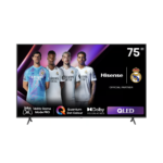شاشة هايسنس (Hisense) 75بوصة Smart TV-دقة 4K UHD-صوت محيطي أكثر واقية-DTS:X  game mode plus  -  Dolby Vision - تقنية عرض +Quantum Dot -HDR10 -نظام   75Q7N|SUBWOOFER -VIDAA -