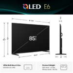 ⁦شاشة هايسنس (Hisense) 75بوصة Smart TV-دقة 4K UHD-صوت محيطي أكثر واقية-DTS VIRTUAL X  game mode plus  -  Dolby Vision - تقنية عرض Quantum Dot -HDR10+ -نظامVIDAA -   75Q7N|SUBWOOFER⁩ - الصورة ⁦4⁩