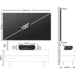 ⁦ليزرTV هايسنس (Hisense) ANSI Lumens مع HDR10 , Dolby Vision   نظام صوت باستطاعة 40واط, تقنية العرض  Dolby Atmos صوت محيطي أكثر واقعية , Auto-Low Latency Mode (ALLM) وضع األلعاب | 100L9HD⁩ - الصورة ⁦6⁩