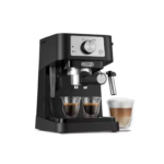 ⁦ماكينة قهوة ديلونغي Delonghi اسبريسو و كابوتشينو- إمكانية استعمال بن الاسبريسو المطحون أو الأقراص الجاهزة |EC260BK⁩ - الصورة ⁦2⁩