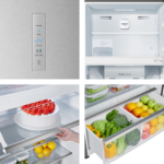 ⁦ثلاجة Hisense RT3N729NBI بابين – سعة 729 لتر مع تقنية No Frost وكمبروسر Inverter⁩ - الصورة ⁦2⁩