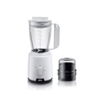 خلاط براون PowerBlend 1 JB1015WH – 600 واط – مع مطحنة – أبيض