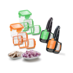 قطاعة خضار وفواكه متعددة الوظائف 7 قطع من Genius – Nicer Dicer Smart مع علبة تجميع