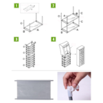 ⁦خزانة أحذية قماشية مقاومة للغبار بسعة 30 زوج – Valuebox Shoe Storage Organizer 30 Pair⁩ - الصورة ⁦3⁩