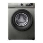 غسالة ملابس Hisense تحميل أمامي 9 كغ إنفرتر 1400 دورة – موديل WFQP9014T لون Titanium Grey