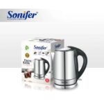 غلاية كهربائية Sonifer SF-2024 — سعة ‎1.8 لتر / تسخين 360° / ستانلس ستيل