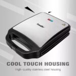 صانعة شطائر/وافل/شوي كهربائية Sonifer SF-6087 — قدرة ‎1200 واط تقريبًا / تصميم متعدد الاستخدامات 3-في-1