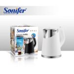 غلاية كهربائية Sonifer SF-2122 — ‎سعة ‎1.8 لتر / قدرة ‎1500 واط / باللونين الأبيض والأسود