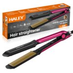 مكواة شعر HALEY 2 في 1 – تمليس وتمويج – تسخين سريع 30 ثانية – تحكم بدرجات الحرارة – أيونات سالبة لحماية الشعر