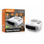 مدفأة هواء كهربائية HALEY 2000 واط – تسخين سريع، 3 مستويات حرارة، وضع مروحة
