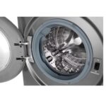 ⁦غسالة LG أمامية 10.5 كغ – AI DD™ – بخار Steam™ – Wi-Fi ThinQ™ – محرك Direct Drive – لون فضي⁩ - الصورة ⁦4⁩