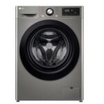 غسالة LG أمامية 8 كغ – AI DD – بخار Steam – محرك Inverter Direct Drive – 1200 دورة/دقيقة – لون فضي