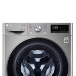 ⁦غسالة LG أمامية 10.5 كغ – AI DD™ – بخار Steam™ – Wi-Fi ThinQ™ – محرك Direct Drive – لون فضي⁩ - الصورة ⁦2⁩