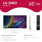⁦شاشة LG QNED80 مقاس 65 بوصة 4K Smart – Quantum Dot + NanoCell مع AI Processor⁩ - الصورة ⁦5⁩