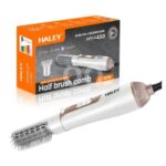 مشط حراري HALEY 800 واط – فرد وتصفيف سريع – تصميم نصف فرشاة – سهل الاستخدام يومياً