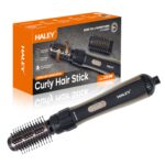 فرشاة تصفيف شعر HALEY 2×1 – تجفيف، تمويج وفرد – 1000 واط – هواء ساخن دوّار