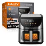 قلاية هوائية HALEY 13.5 لتر – 2600 واط – شاشة ذكية – Air Fryer بدون زيت – ستانلس ستيل