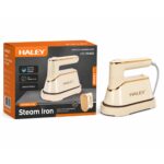 مكواة سفر HALEY HY-2063 – قوة 1300 واط – قاعدة سيراميك – تصميم مدمج – تحكم بدرجات الحرارة – خفيفة ومحمولة