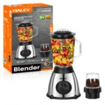 خلاط كهربائي HALEY 2 في 1 – 300 واط – خلاط + مطحنة – Blender منزلي اقتصادي