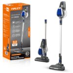 مكنسة كهربائية لاسلكية HALEY 2 في 1 – قوة شفط قوية 100AW، محرك بدون فحمات، تشغيل حتى 60 دقيقة، إضاءة LED، تنظيف شامل لكل المنزل