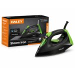 مكواة بخار HALEY HY-2097 – قوة 2400 واط – قاعدة سيراميك – خزان 230 مل – بخار مستمر – تصميم عملي مع طقم كامل