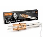 مكواة تجعيد الشعر HALEY (Curly Hair Stick) – حرارة حتى 210° – طرف آمن ضد الحروق – تسخين سريع
