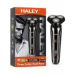 ماكينة حلاقة كهربائية HALEY موديل HY-4703 – 3 رؤوس حلاقة – شاشة رقمية – شحن USB – بطارية 1200mAh