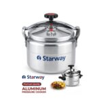 قدر ضغط ستارويه ألمنيوم 15 لتر SW-15APC | طنجرة ضغط كبيرة – طهي سريع – وزن خفيف