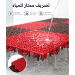 ⁦بلاط أرضيات متشابك PVC خارجي وداخلي – مقاوم للماء والأشعة الشمسية – قابل للتخصيص⁩ - الصورة ⁦5⁩